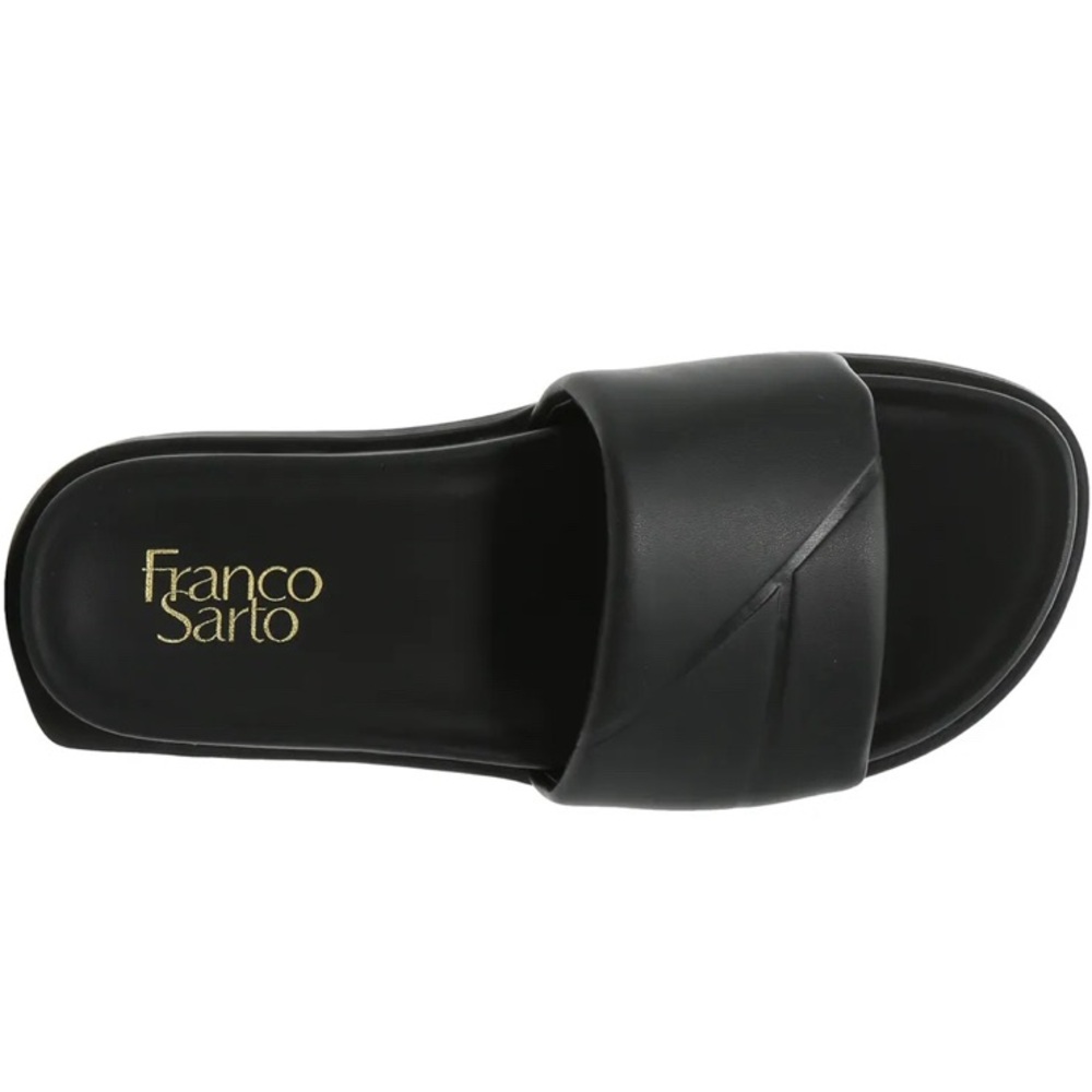 Franco Sarto Women's Black Slide Sandal